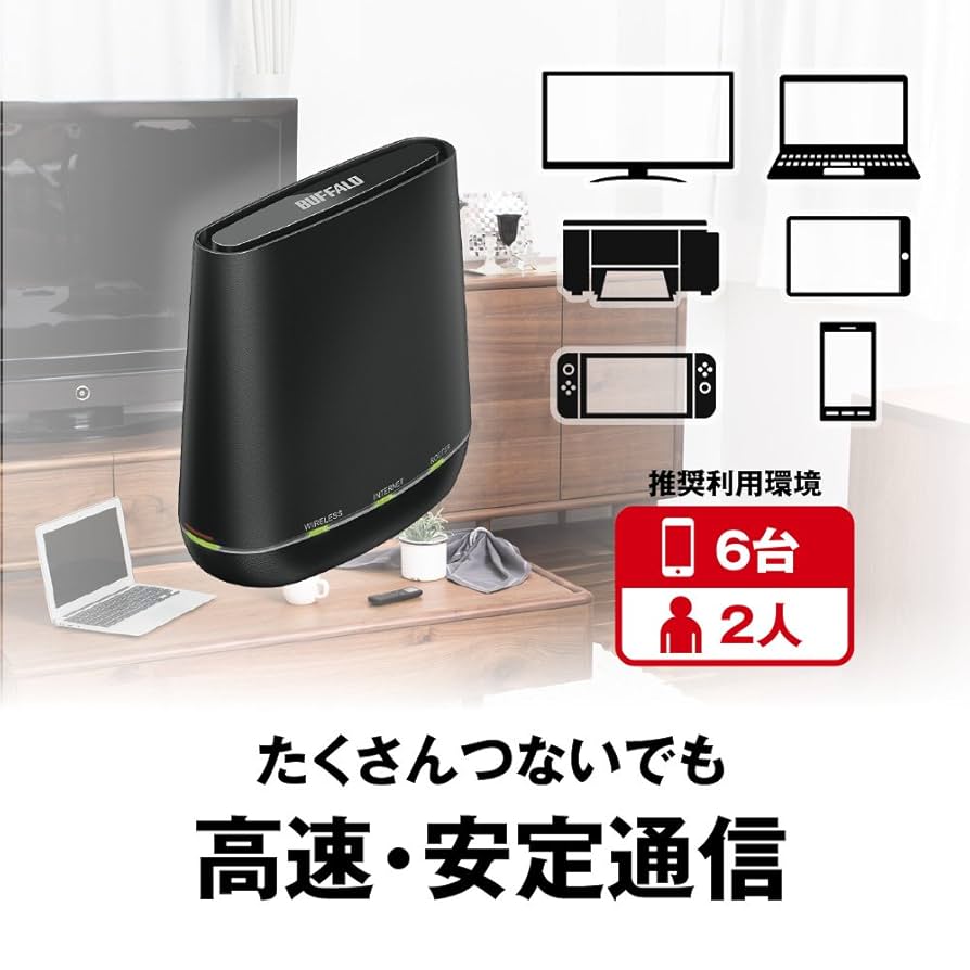 Amazon | BUFFALO WiFi 無線LAN ルーター WCR-1166DS 11ac